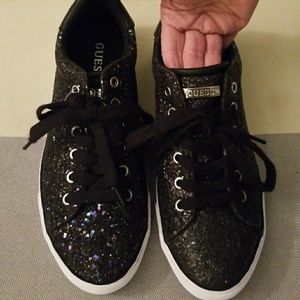 NWOT! Guess glitter sneakers